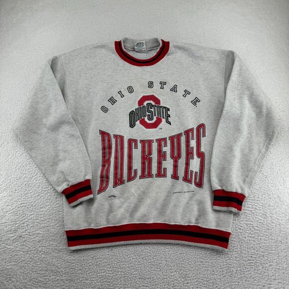 Other - Vintage Nutmeg 1994 Ohio State Buckeyes Sweatshirt Mens Large Gray Spellout USA